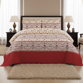 Sienna Border Floral Bedsheet